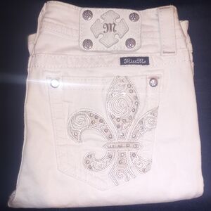 Miss Me Women's Cream Jeans